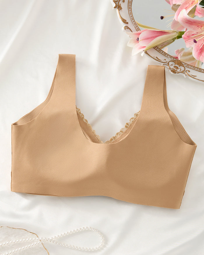 Lace Push Up Wireless Bras