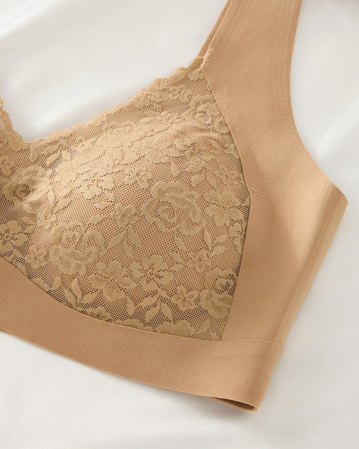Lace Push Up Wireless Bras