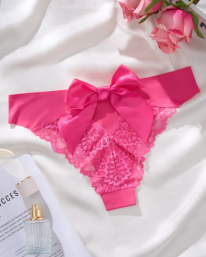 Tie Back Lace Brief