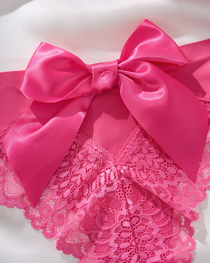 Tie Back Lace Brief