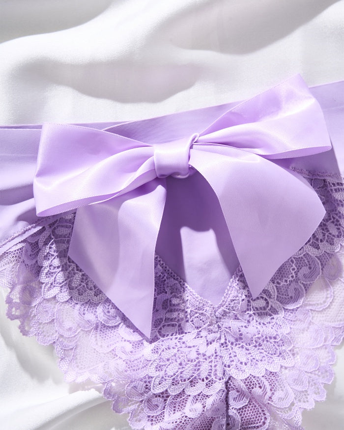 Tie Back Lace Brief