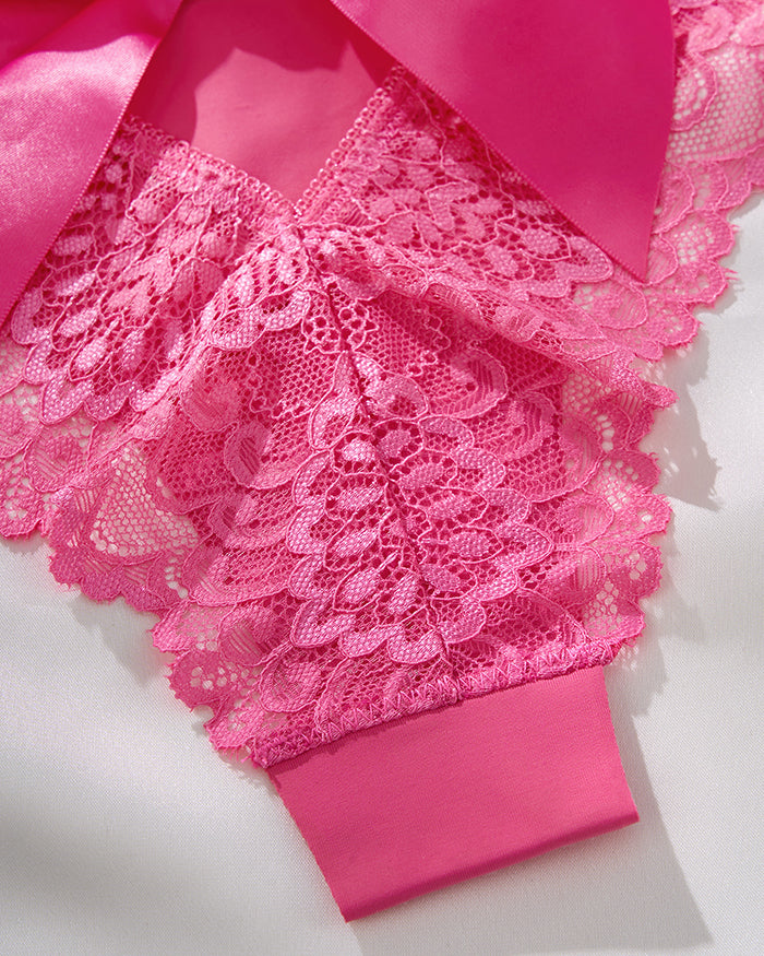 Tie Back Lace Brief