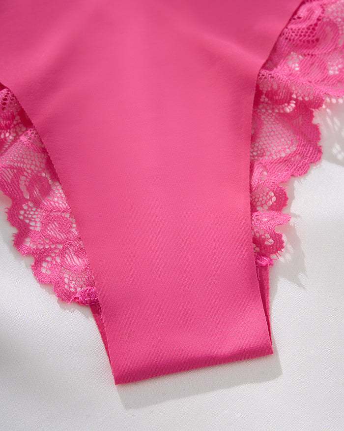 Tie Back Lace Brief