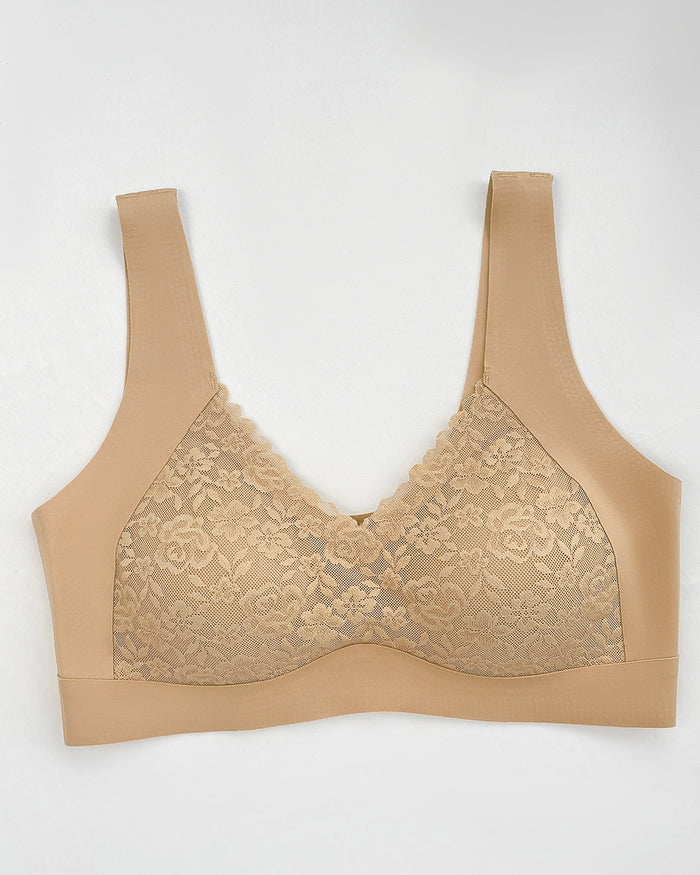 Lace Push Up Wireless Bras