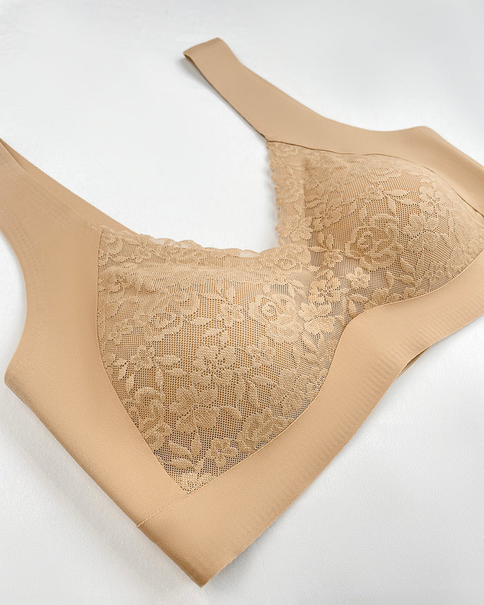 Lace Push Up Wireless Bras