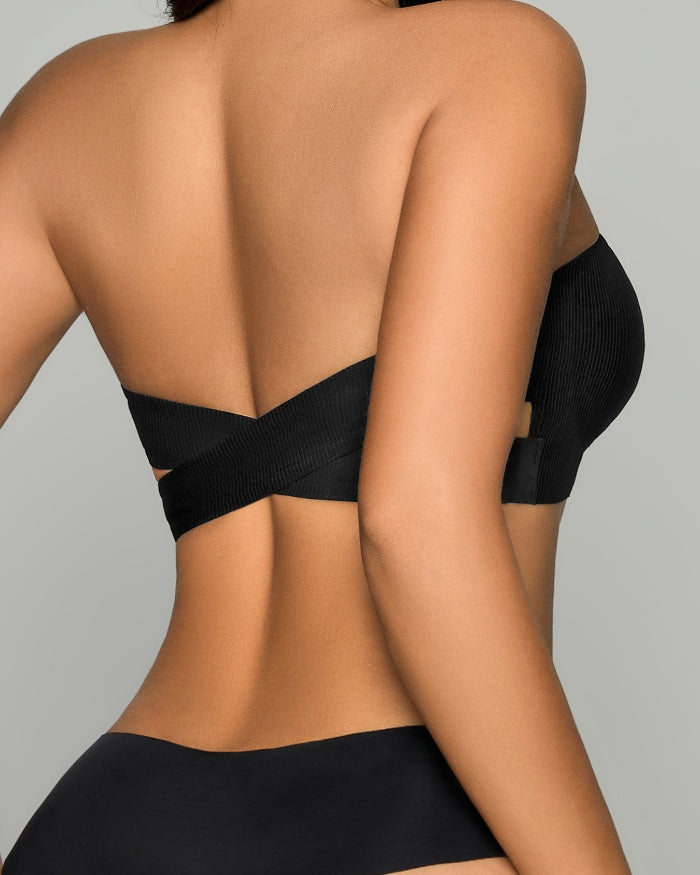 Strapless Cross Back Bras
