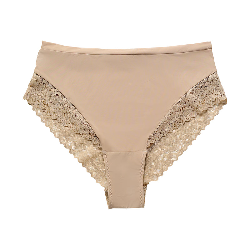 Everyday Lace-Trim Seamless Briefs — product view 8