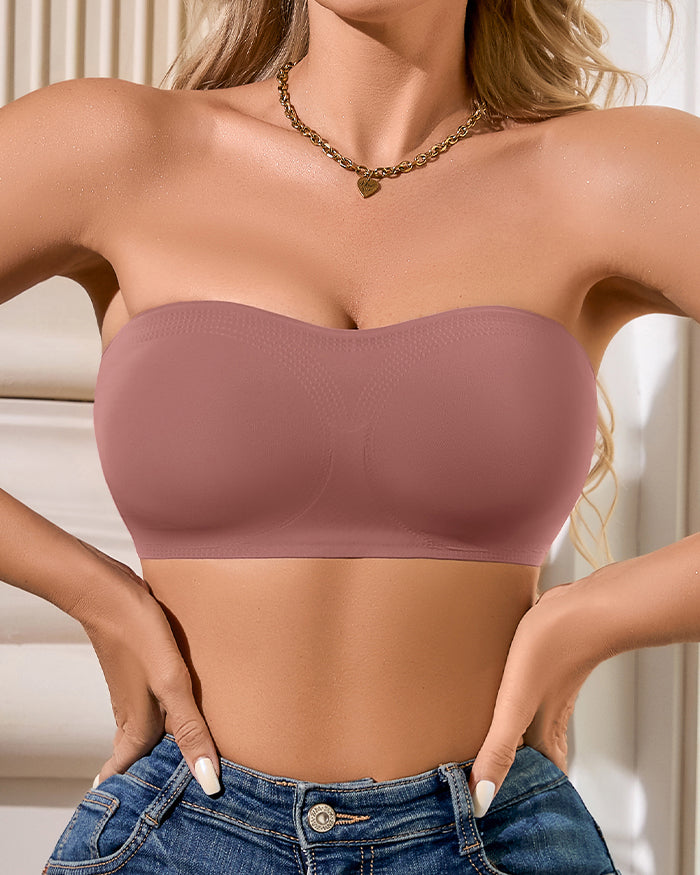 Cross Back Strapless Bra