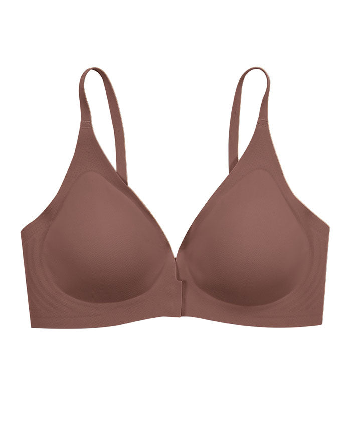 Front Closure Push up  Wireless Bras