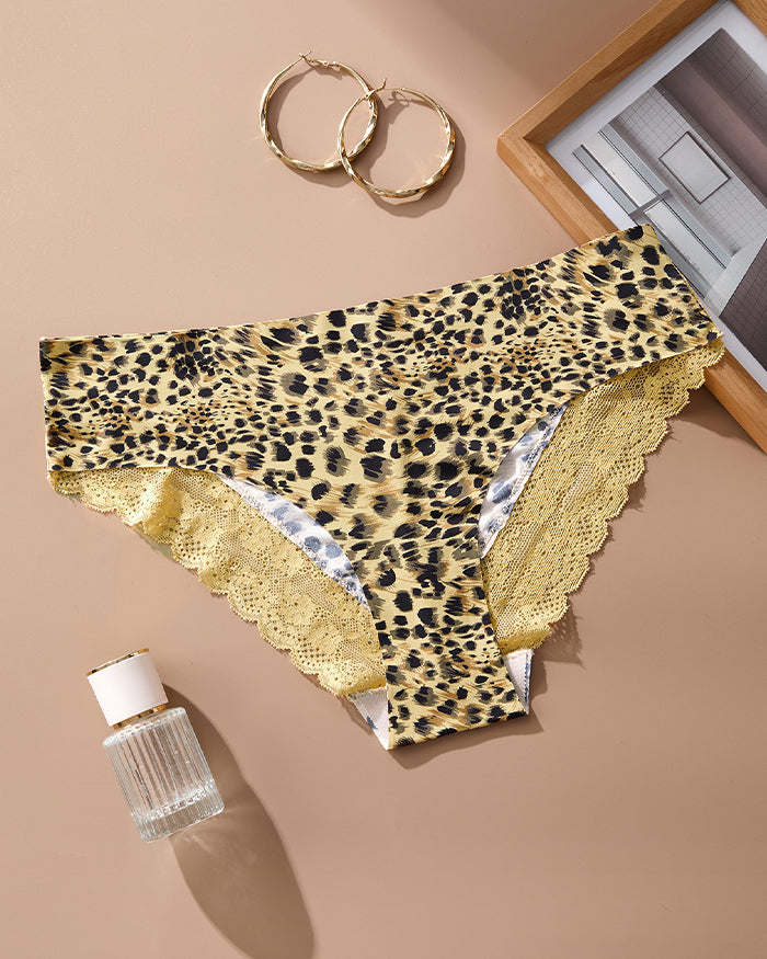 Lace Leopard  Brief