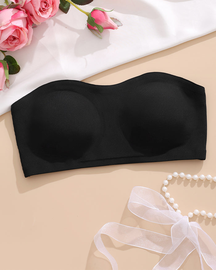 Cross Back Strapless Bra