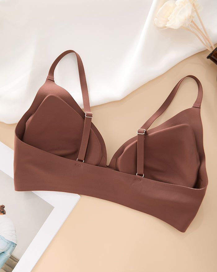 Front Closure Push up  Wireless Bras