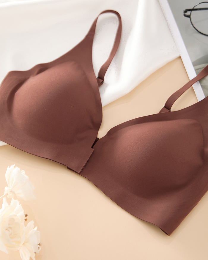 Front Closure Push up  Wireless Bras