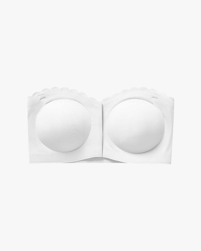 Non-Slip Front Closure Strapless Bra