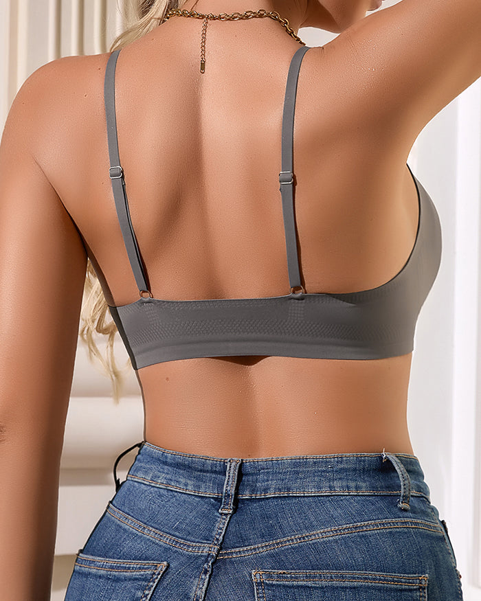 Front Closure Push up  Wireless Bras