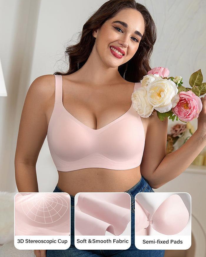 Full Coverage Smoothing Wireless Bra (2 pack)