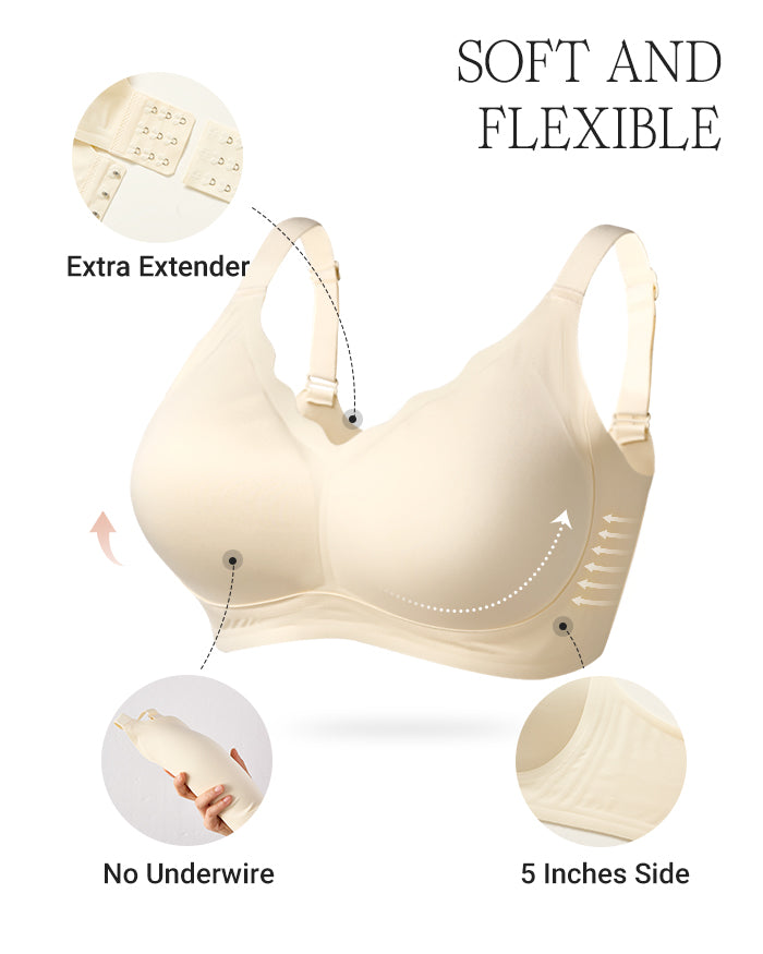 Comfortable Seamless Wireless Push-Up Bra(2 pack)