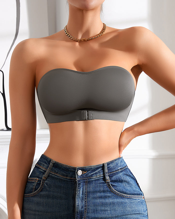 Front Closure Strapless Bras