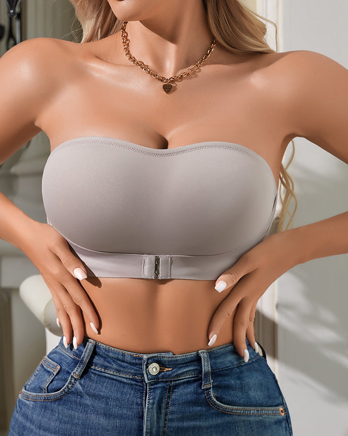 Front Closure Strapless Bras