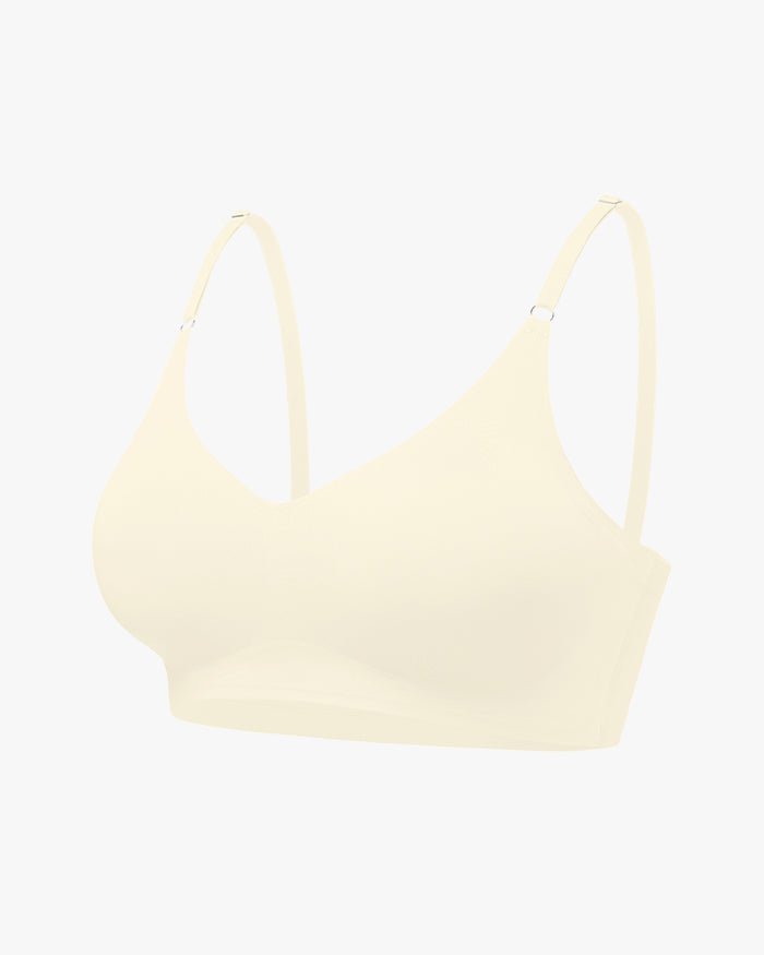 Back-Smoothing Seamless V-Neck Padded Bra