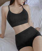 Midnight Ease Seamless Lounge Bra & Boyshort Set image 1