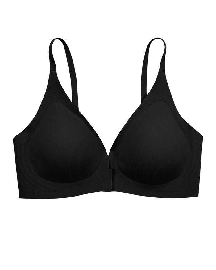 Front Closure Push up  Wireless Bras