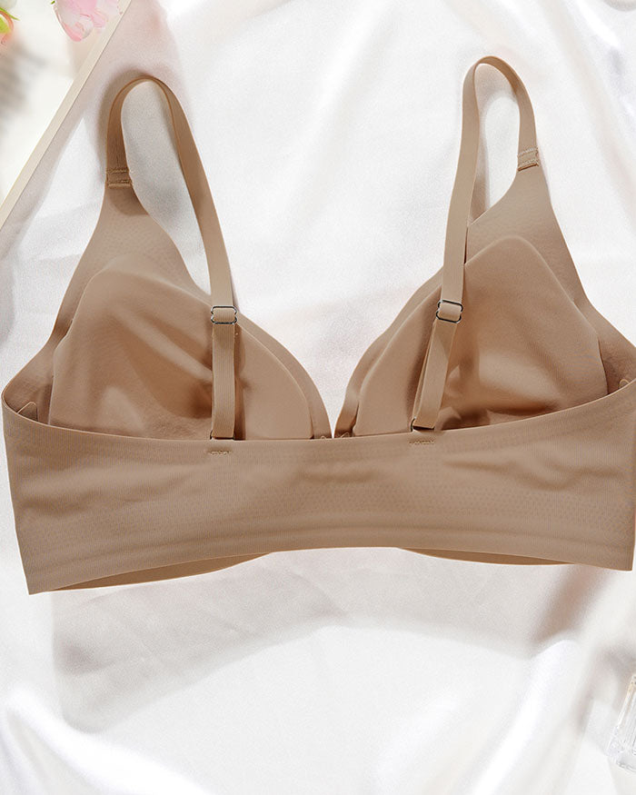 Front Closure Push up  Wireless Bras