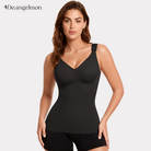 Black seamless shaping tank top